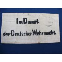 Germany: Occupied countries civilian volunteers armband